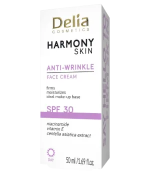Crema de fata antirid cu SPF30 Harmony, 50ml, Delia Cosmetics