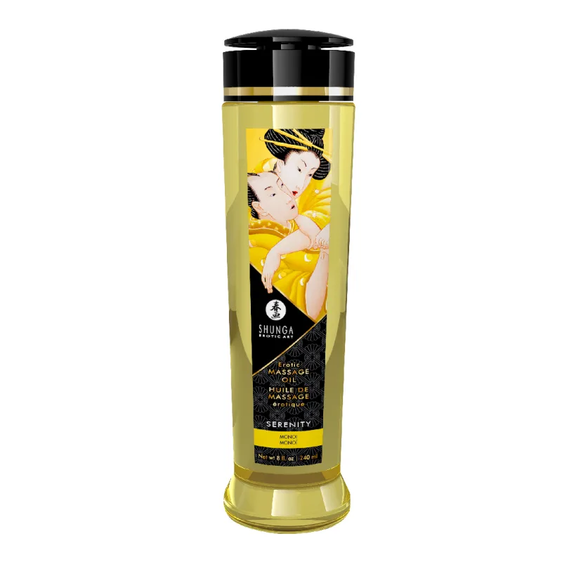 Ulei de masaj erotic Serenity Monoi, 240ml, Shunga Erotic Art — preț și oferte