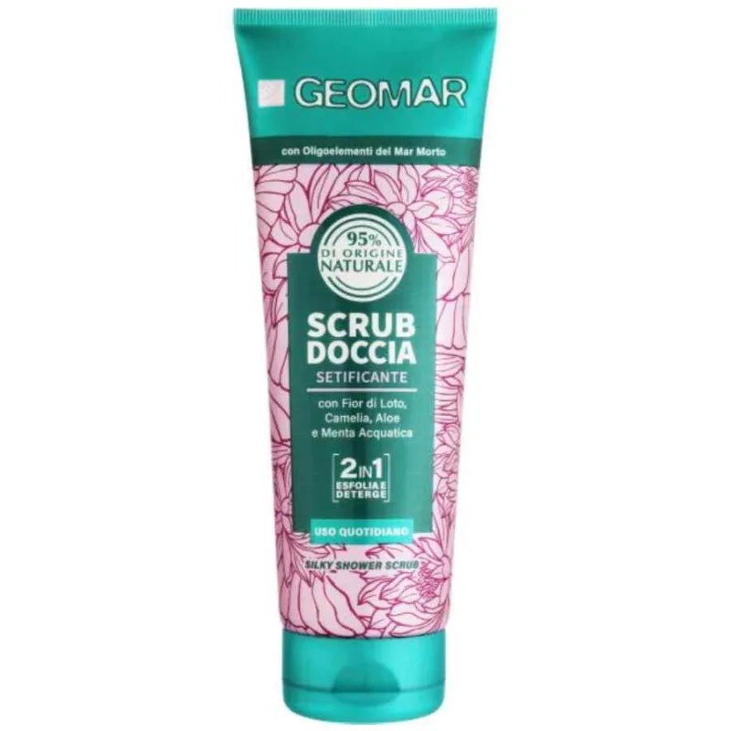 Gel de dus scrub Silky, 250ml, Geomar — preț și oferte