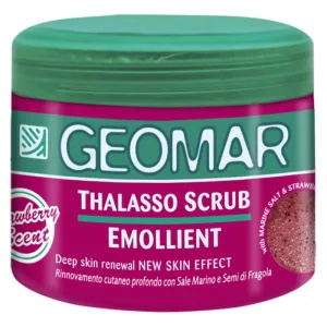 Scrub emolient cu seminte de capsuni Thalasso , 600g, Geomar
