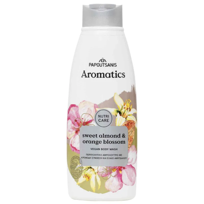 Gel de dus cu parfum de migdale dulci si floare de portocal Nutri Care, 600ml, Aromatics — preț și oferte