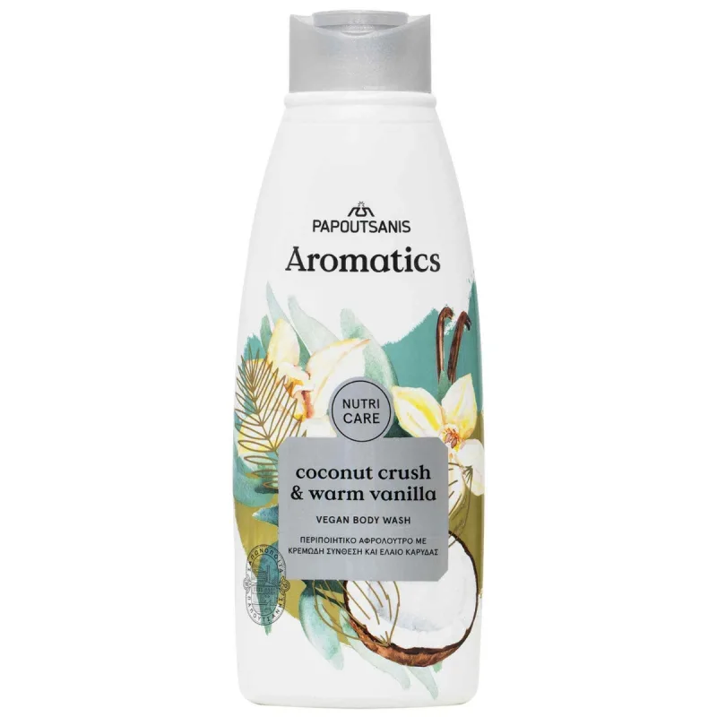 Gel de dus cu parfum de cocos si vanilie Nutri Care, 600ml, Aromatics — preț și oferte