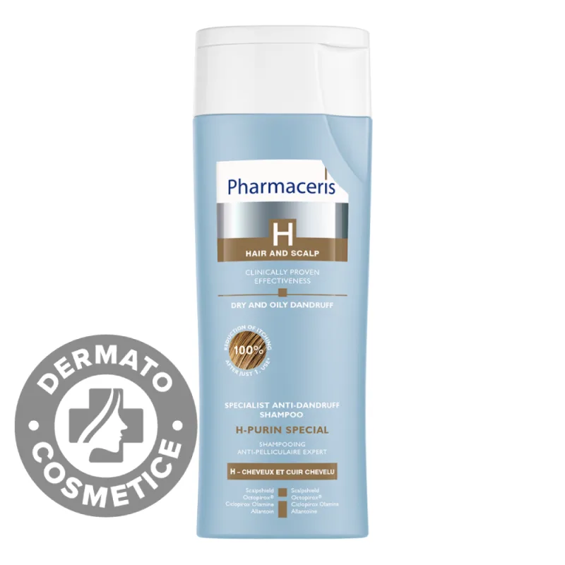 Sampon anti-matreata purin special H, 250ml, Pharmaceris — preț și oferte