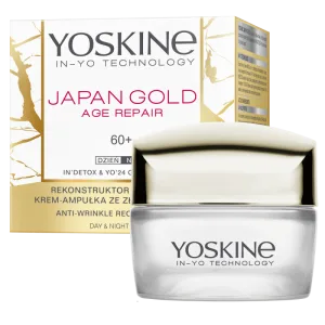 Crema de fata reparatoare antirid de zi si de noapte Japan Gold 60+, 50ml, Yoskine