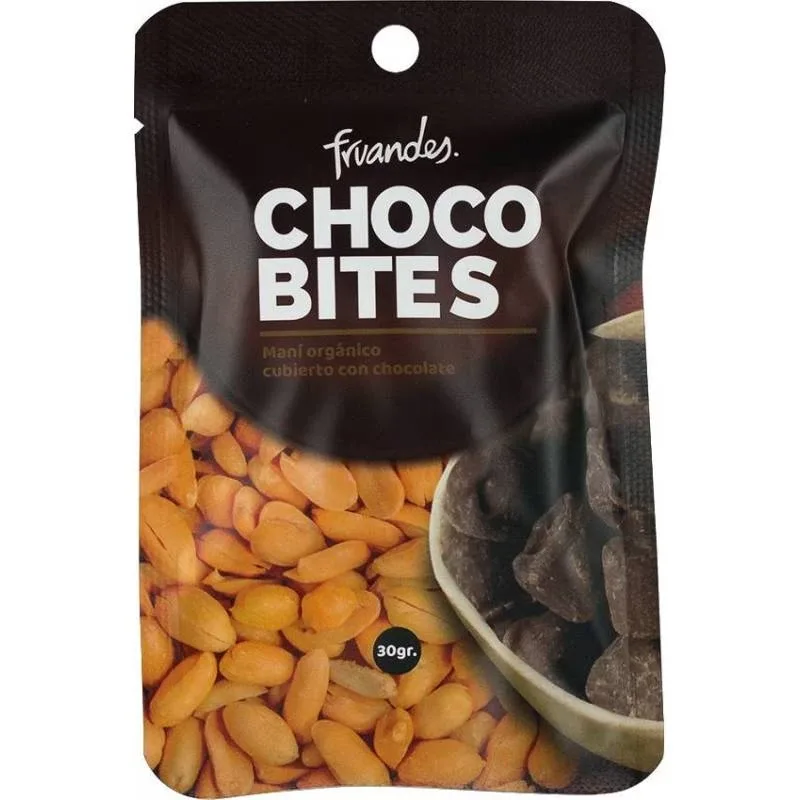 Arahide BIO invelite in ciocolata, 30g, Fruandes — preț și oferte