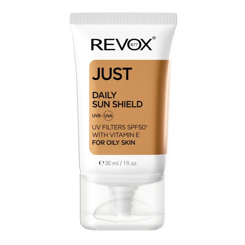 Crema cu protectie solara pentru ten gras SPF 50+ Just Daily Sun Shield, 30ml, Revox — preț și oferte