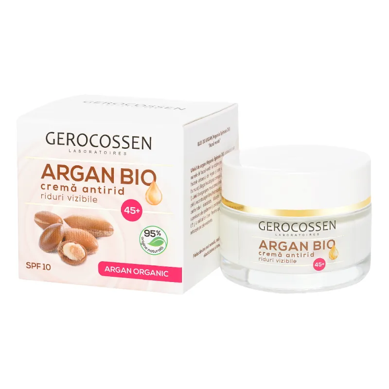 Crema antirid 45+ Argan Bio, 50 ml, Gerocossen — preț și oferte