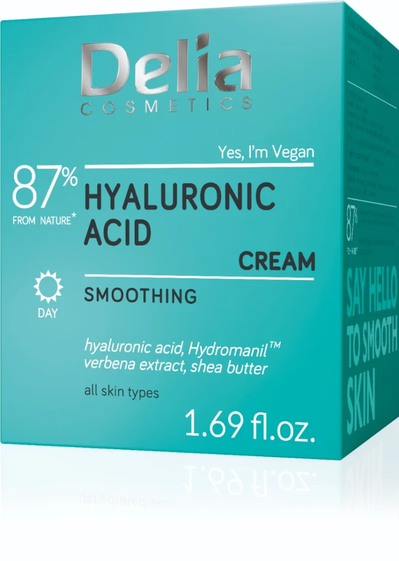 Crema de fata cu Acid Hyaluronic, 50ml, Delia Cosmetics — preț și oferte