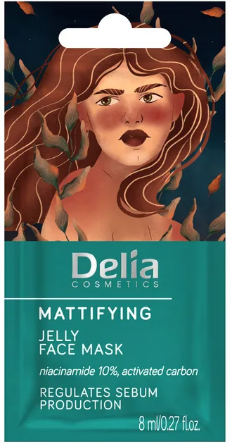 Masca de fata matifianta, 8ml, Delia Cosmetics — preț și oferte