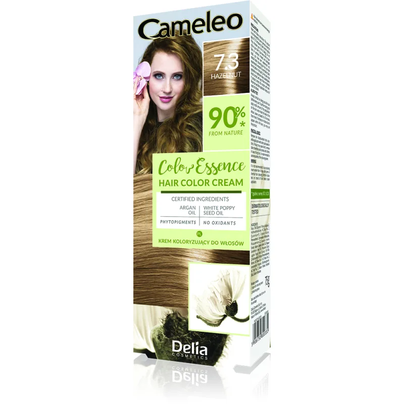 Vopsea de par Cameleo Color Essence 7.3 Hazelnut, 75g, Delia Cosmetics — preț și oferte