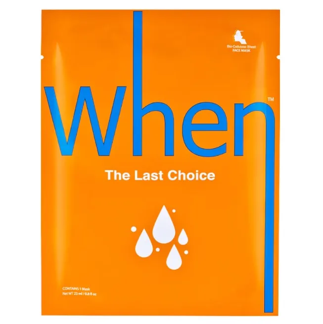 Masca faciala intens hidratanta cu acid hialuronic The Last Choice, 23ml, When Beauty — preț și oferte