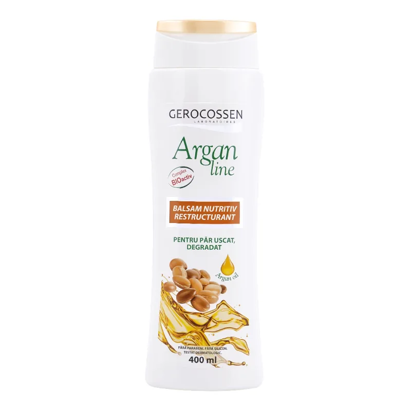 Balsam nutritiv restructurant Argan Line, 400 ml, Gerocossen — preț și oferte
