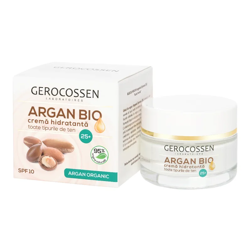 Crema hidratanta 25+ Argan Bio, 50 ml, Gerocossen — preț și oferte