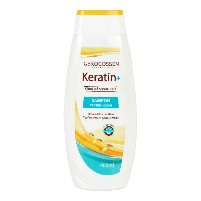 Sampon pentru volum Keratin+, 400 ml, Gerocossen — preț și oferte