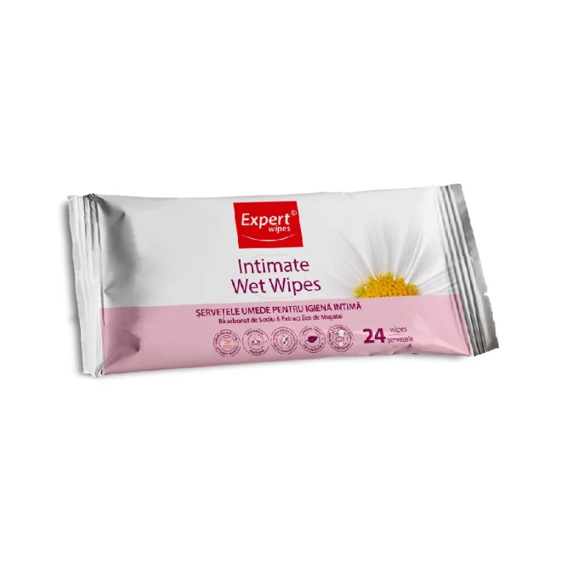 Servetele pentru igiena intima, 24 bucati, Expert Wipes — preț și oferte