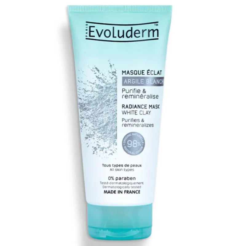 Masca stralucitoare Argile Blanche, 100ml, Evoluderm — preț și oferte
