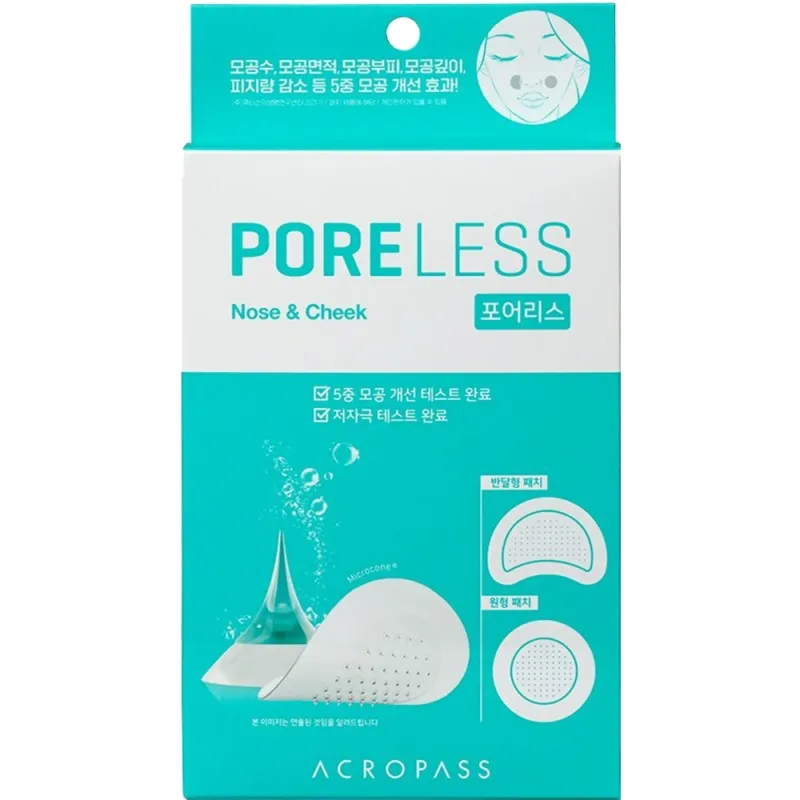 Kit Plasturi + Solutie curatare zone cu sebum si pori dilatati Poreless, 1 bucata, Acropass — preț și oferte