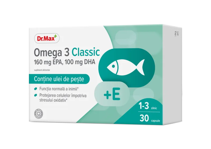Dr. Max Omega 3 Classic, 30 comprimate moi — preț și oferte
