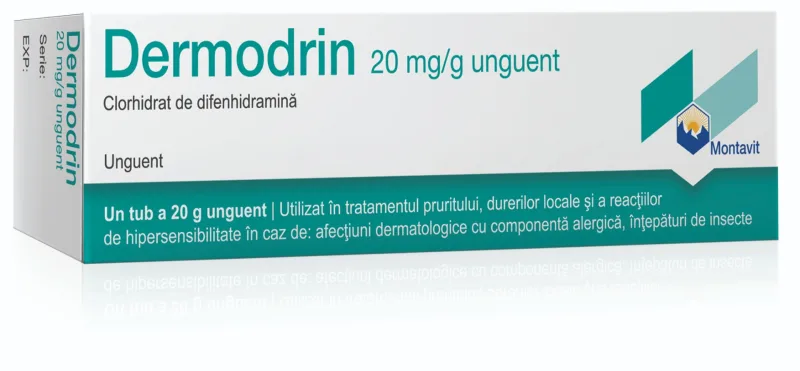 Dermodrin unguent, 20g, Montavit — preț și oferte