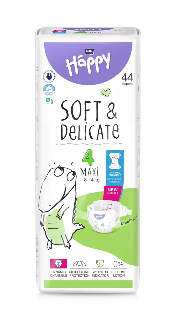 Scutece Happy 8-14kg Maxi 4, 44 bucati, Bella Baby — preț și oferte