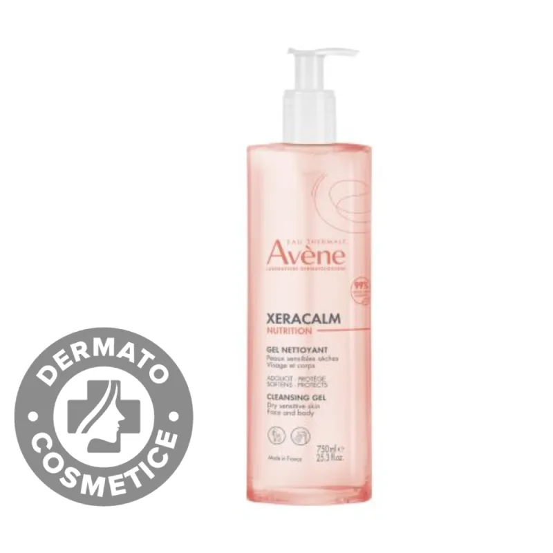 Gel de curatare pentru pielea sensibila Xeracalm Nutrition, 750ml, Avene — preț și oferte