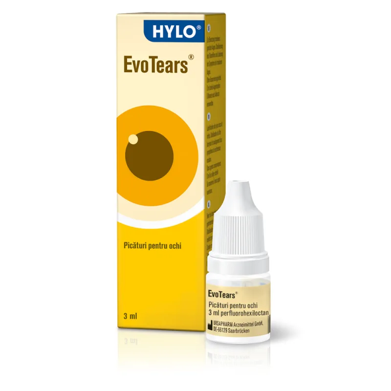 Picaturi oftalmice, 3ml, EvoTears — preț și oferte