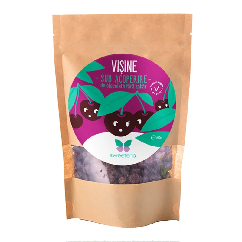 Visine drajate in ciocolata, 250 gr, Sweeteria — preț și oferte
