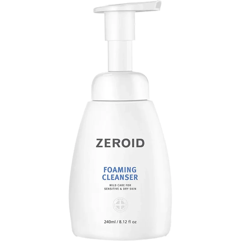 Spuma de curatare pentru piele sensibila si uscata, 240ml, Zeroid — preț și oferte