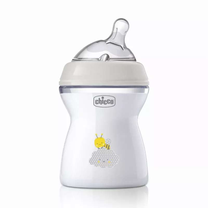 Biberon cu tetina din silicon Natural Feeling PP unisex 2 luni+, 250ml, Chicco — preț și oferte