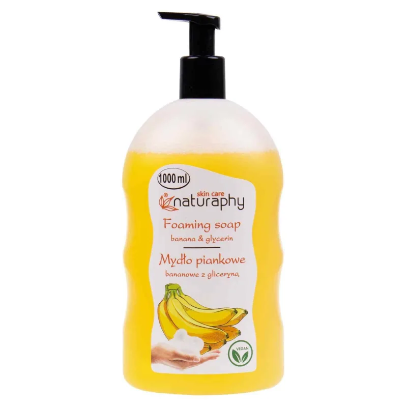 Sapun spuma cu aroma de banane, 1000ml, Naturaphy — preț și oferte