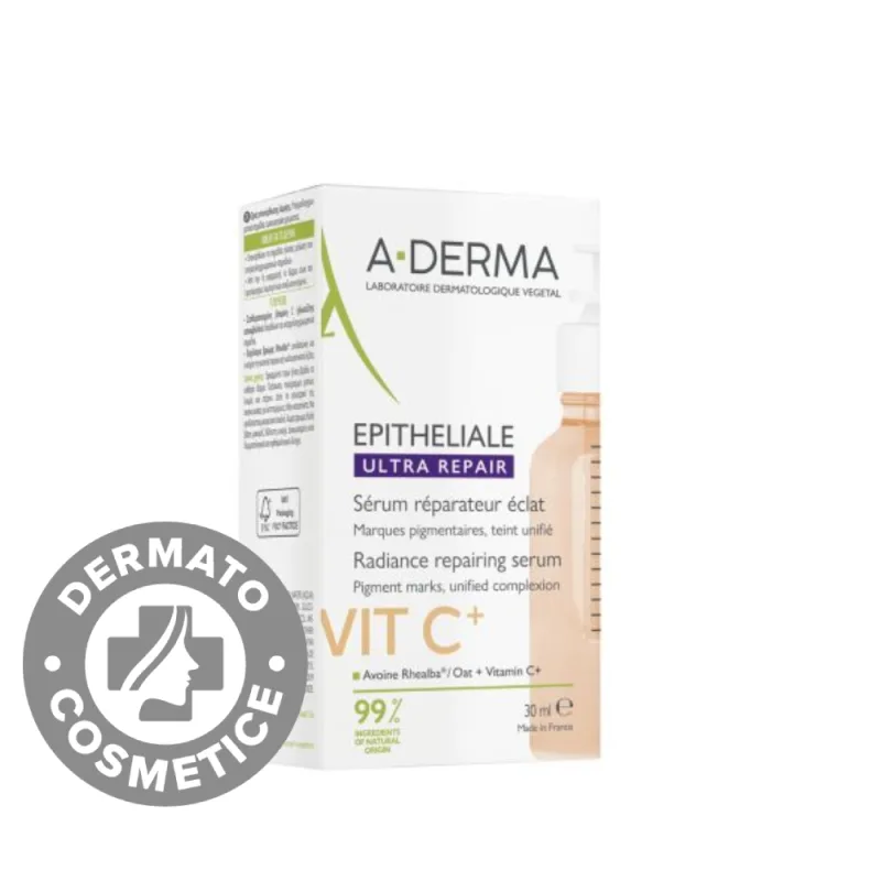 Serum reparator cu vitamina C+ Epitheliale Ultra Repair, 30ml, A-Derma — preț și oferte