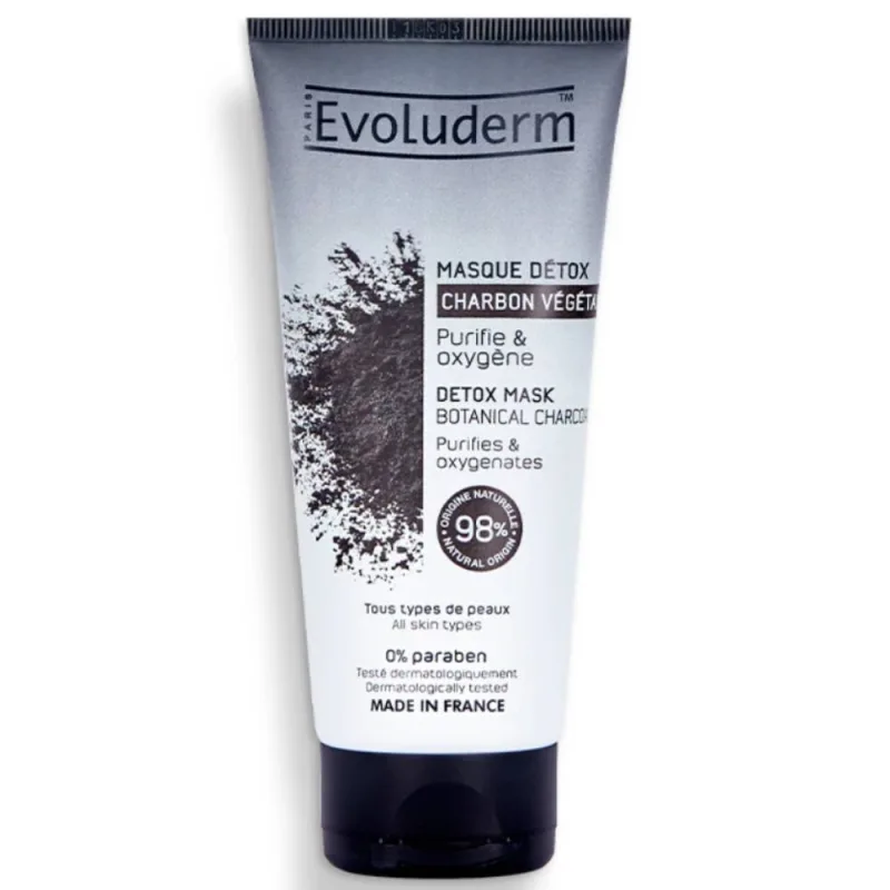 Masca detoxifianta Charbon Vegetal, 100ml, Evoluderm — preț și oferte