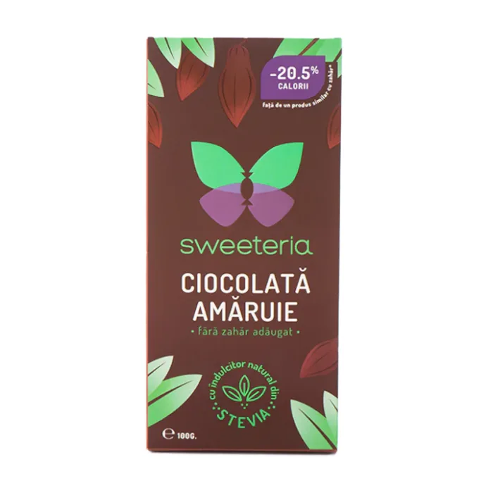 Ciocolata amaruie 70% cacao 100g, Sweeteria — preț și oferte