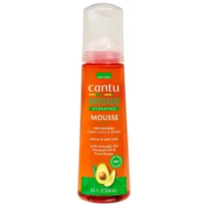 Spuma de par pentru styling cu ulei de avocado Curls Coils & Waves, 248ml, Cantu