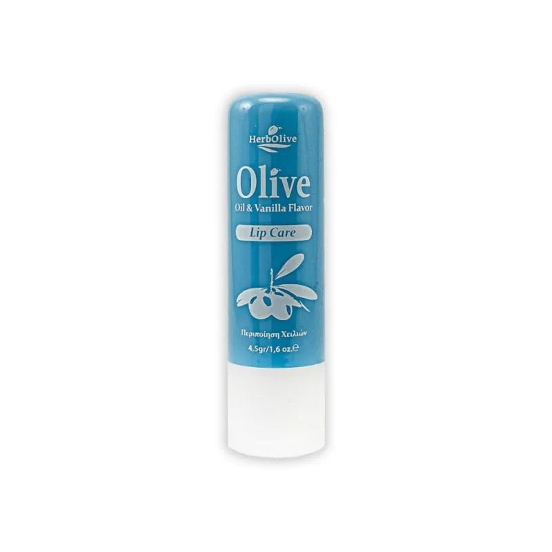 Balsam de buze cu ulei de masline si aroma de vanilie, 4.5g, Herbolive — preț și oferte