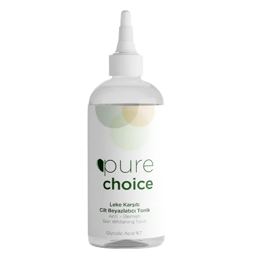 Tonic facial anti-pete si anti-roseata cu Acid Glicolic 7%, 200ml, Pure Choice — preț și oferte