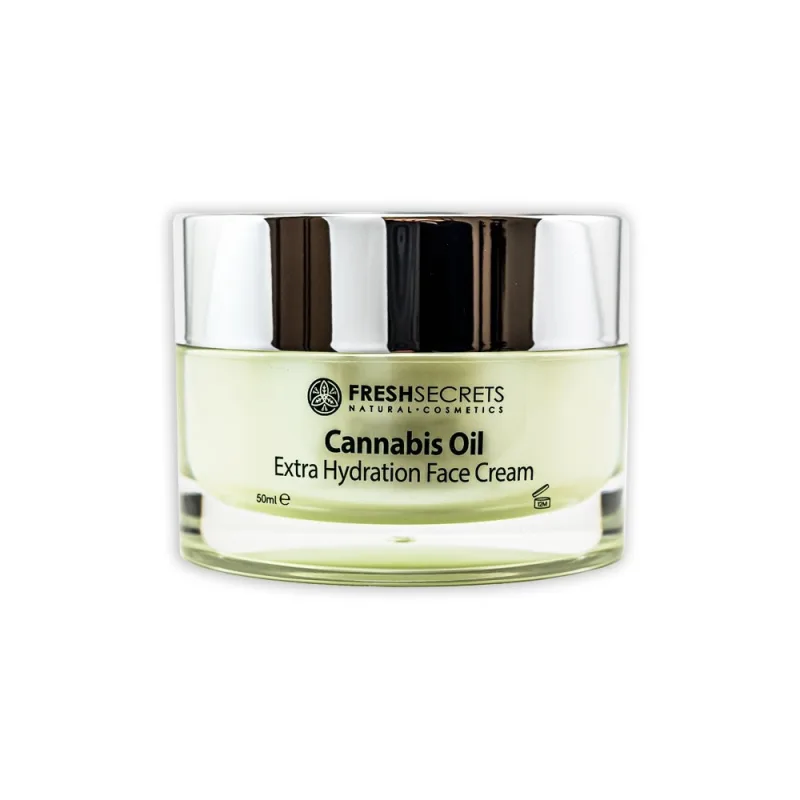 Crema de fata extra-hidratanta cu ulei de canabis, 50ml, Fresh Secrets — preț și oferte