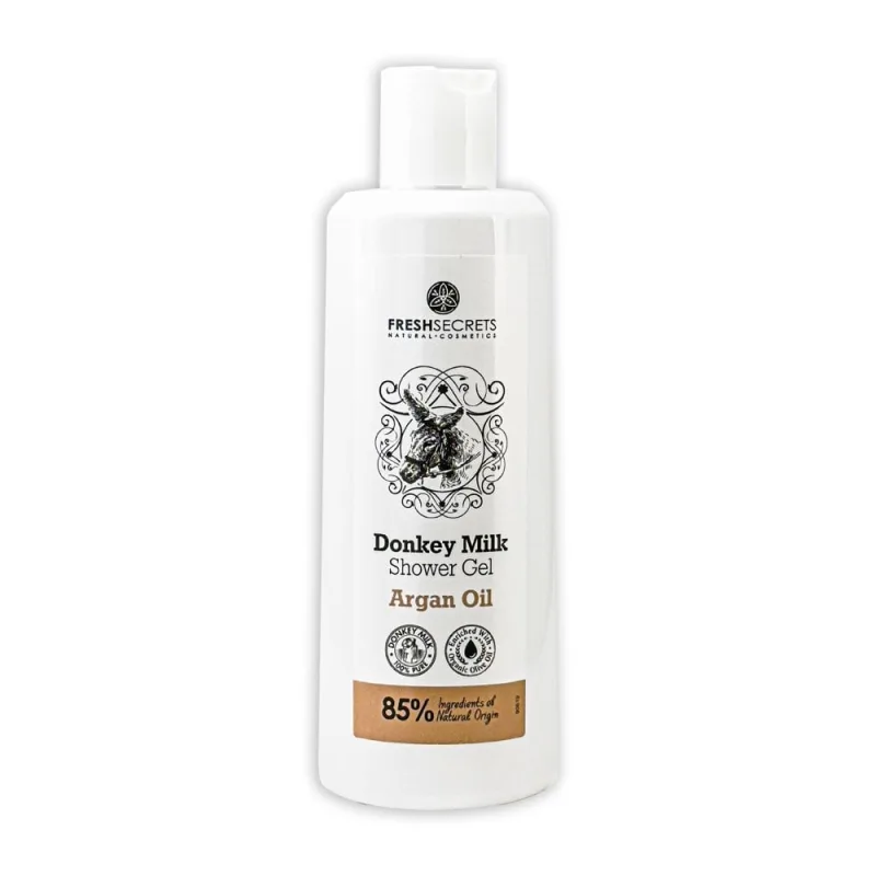 Gel de dus cu lapte de magarita si ulei de argan, 200ml, Fresh Secrets — preț și oferte