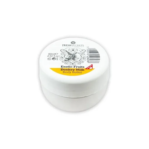 Unt de corp cu lapte de magarita si extract de fructe exotice, 60ml, Fresh Secrets — preț și oferte