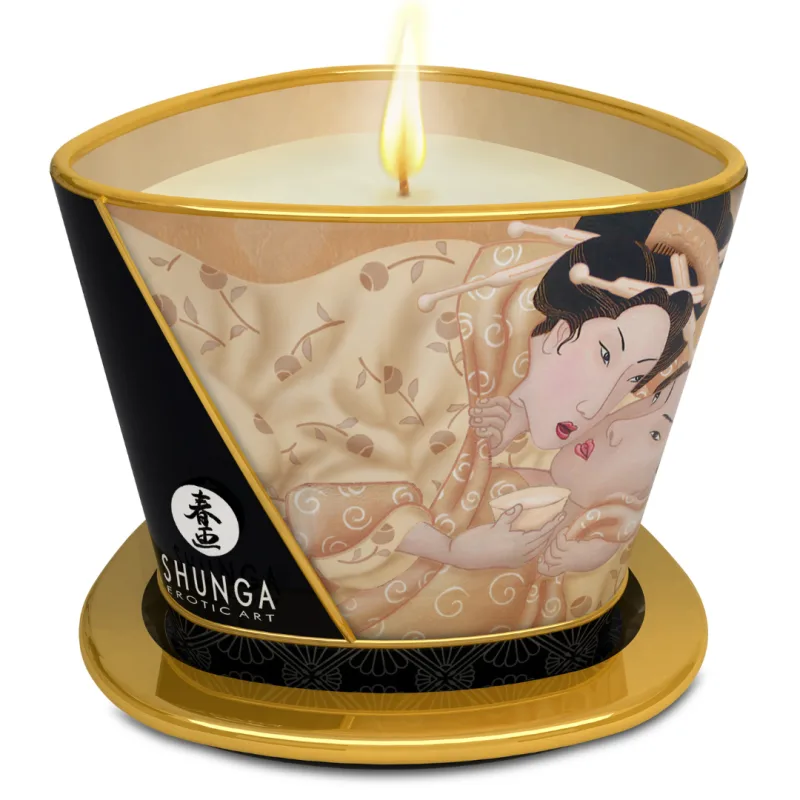 Lumanare pentru masaj erotic Vanilla, 170ml, Shunga Erotic Art — preț și oferte