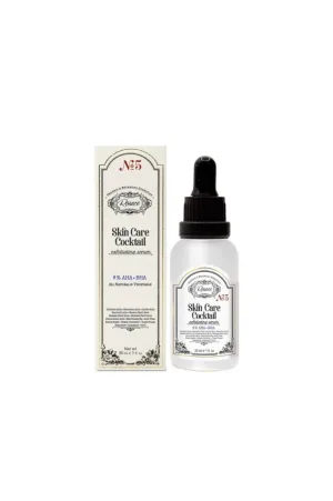 Ser facial de exfoliere cu 8% acizi AHA-BHA Skin Care Cocktail, 30ml, Rosece
