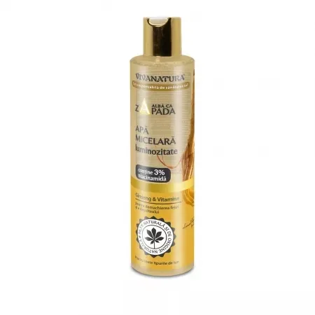 Apa micelara pentru luminozitate cu ginseng si vitamine, 250ml, VivaNatura — preț și oferte