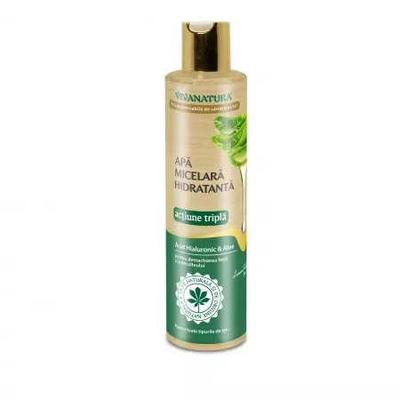 Apa micelara hidratanta, 250ml, VivaNatura — preț și oferte