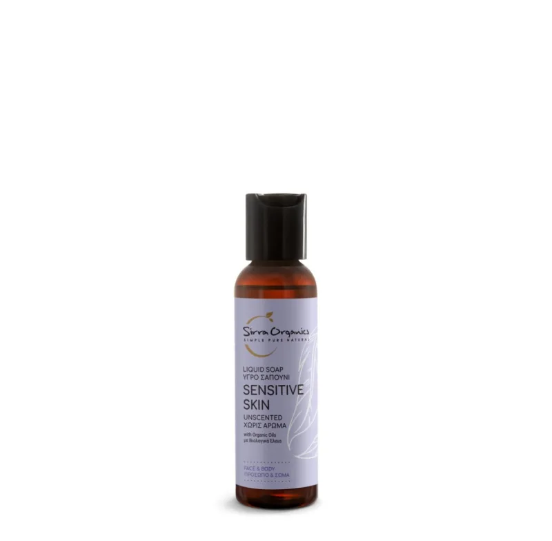 Sapun lichid pentru piele sensibila, 60ml, Sirra Organics — preț și oferte