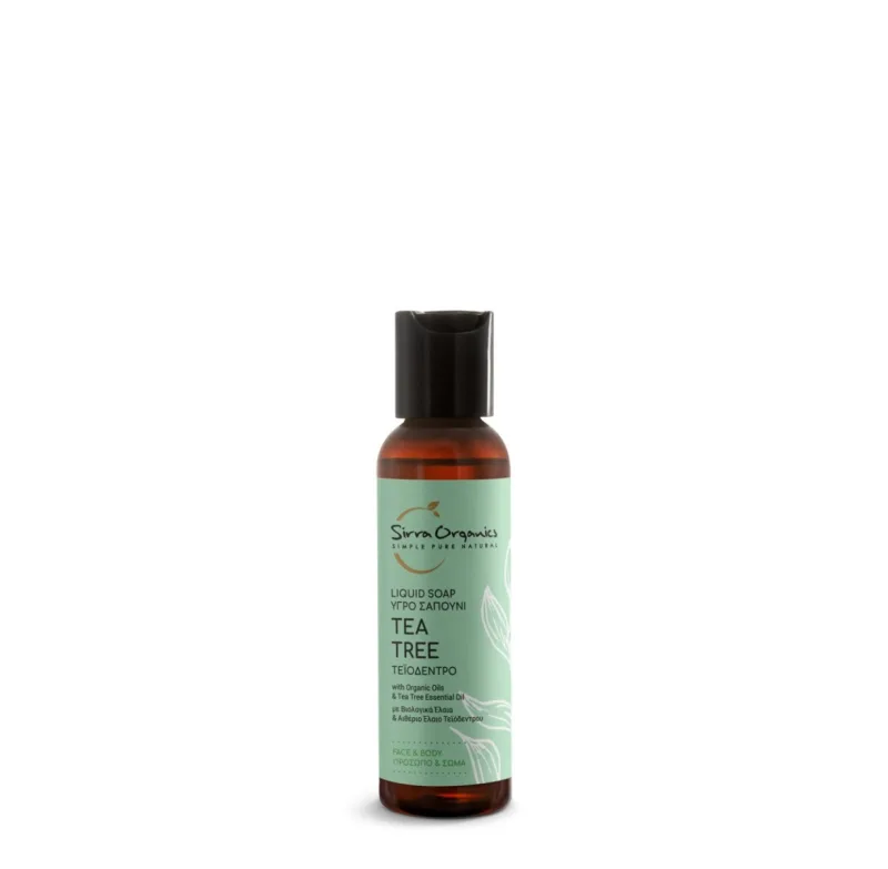 Sapun lichid Tea Tree, 60ml, Sirra Organics — preț și oferte