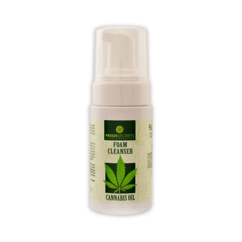 Spuma de curatare faciala cu canabis, 100ml, Fresh Secrets — preț și oferte