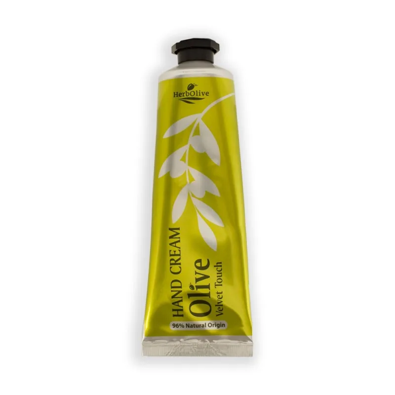 Crema de maini cu ulei de masline si extract de musetel Velvet Touch, 75ml, Herbolive — preț și oferte