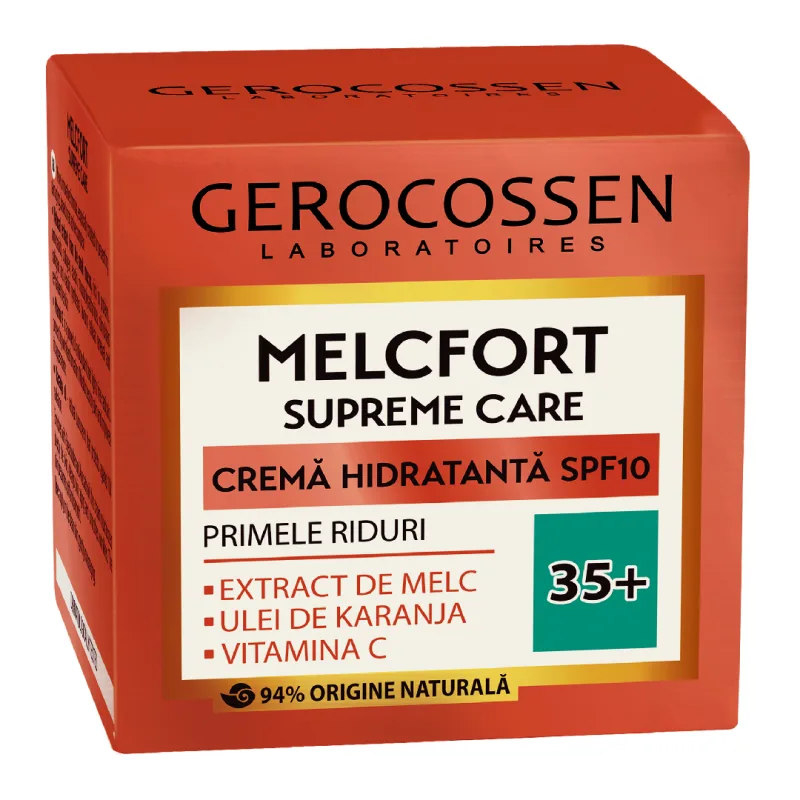 Crema hidratanta primele riduri 35+, SPF10, Melcfort, 50 ml, Gerocossen — preț și oferte