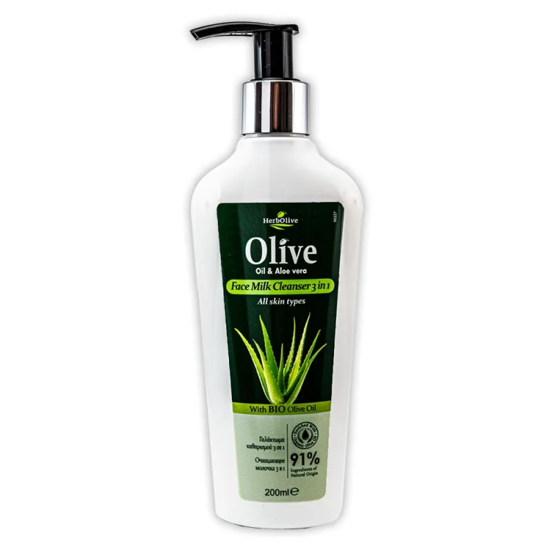 Lapte demachiant 3 in 1, 200ml, Herbolive — preț și oferte
