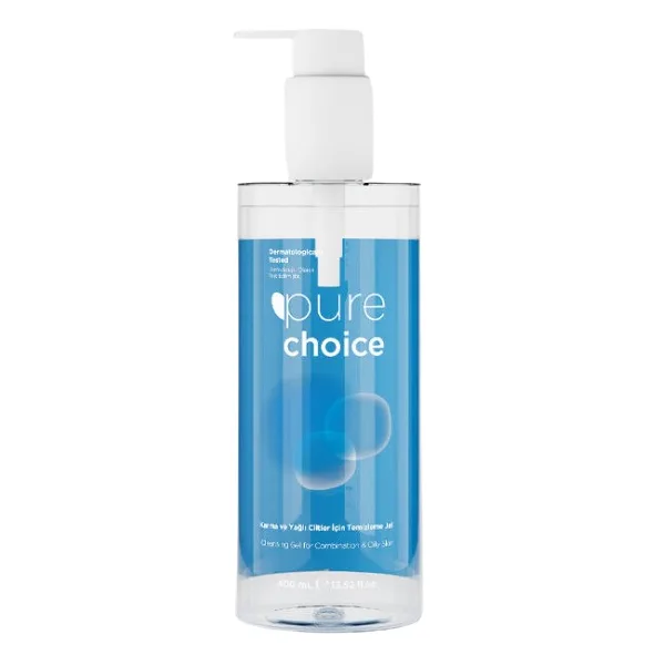 Gel de curatarea faciala pentru ten mixt si gras, 400ml, Pure Choice — preț și oferte